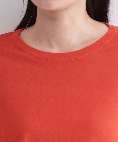 OPAQUE.CLIP / オペーク ドット クリップ ニット・セーター | UV／接触冷感 袖口シアーニット【洗濯機OK／抗ピル】 | 詳細24