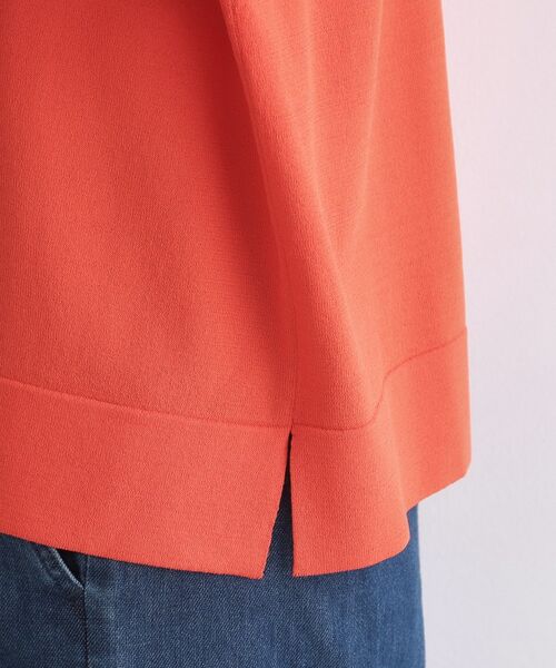 OPAQUE.CLIP / オペーク ドット クリップ ニット・セーター | UV／接触冷感 袖口シアーニット【洗濯機OK／抗ピル】 | 詳細26