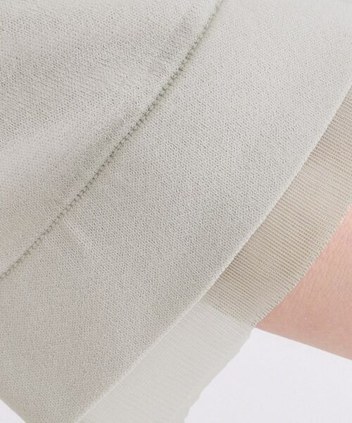 OPAQUE.CLIP / オペーク ドット クリップ ニット・セーター | UV／接触冷感 袖口シアーニット【洗濯機OK／抗ピル】 | 詳細4