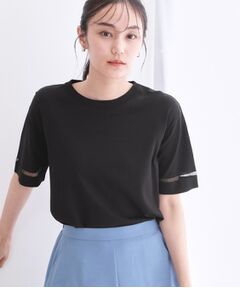 OPAQUE.CLIP / オペーク ドット クリップ ニット・セーター | UV／接触冷感 袖口ラインシアーニット【洗濯機OK／抗ピル】