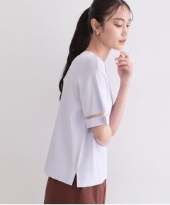 OPAQUE.CLIP / オペーク ドット クリップ ニット・セーター | UV／接触冷感 袖口ラインシアーニット【洗濯機OK／抗ピル】