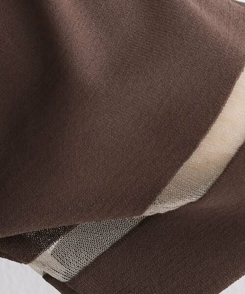 OPAQUE.CLIP / オペーク ドット クリップ ニット・セーター | UV／接触冷感 袖口ラインシアーニット【洗濯機OK／抗ピル】 | 詳細12