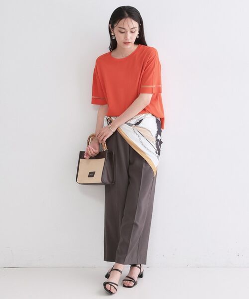 OPAQUE.CLIP / オペーク ドット クリップ ニット・セーター | UV／接触冷感 袖口ラインシアーニット【洗濯機OK／抗ピル】 | 詳細14