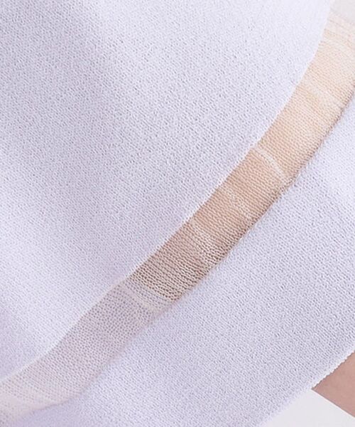 OPAQUE.CLIP / オペーク ドット クリップ ニット・セーター | UV／接触冷感 袖口ラインシアーニット【洗濯機OK／抗ピル】 | 詳細20