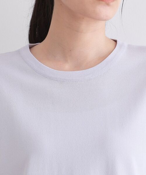 OPAQUE.CLIP / オペーク ドット クリップ ニット・セーター | UV／接触冷感 袖口ラインシアーニット【洗濯機OK／抗ピル】 | 詳細24