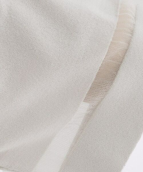 OPAQUE.CLIP / オペーク ドット クリップ ニット・セーター | UV／接触冷感 袖口ラインシアーニット【洗濯機OK／抗ピル】 | 詳細4