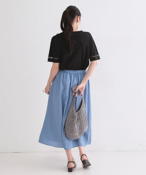 OPAQUE.CLIP / オペーク ドット クリップ ニット・セーター | UV／接触冷感 袖口ラインシアーニット【洗濯機OK／抗ピル】 | 詳細7