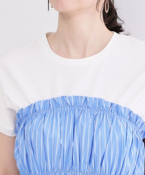 OPAQUE.CLIP / オペーク ドット クリップ カットソー | ビスチェドッキングTシャツ【洗濯機OK】 | 詳細16