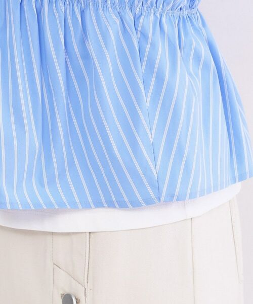 OPAQUE.CLIP / オペーク ドット クリップ カットソー | ビスチェドッキングTシャツ【洗濯機OK】 | 詳細18