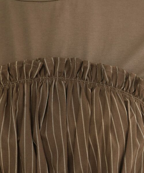 OPAQUE.CLIP / オペーク ドット クリップ カットソー | ビスチェドッキングTシャツ【洗濯機OK】 | 詳細8