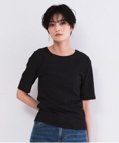 OPAQUE.CLIP / オペーク ドット クリップ カットソー | シアーメランジリブカットソー【洗濯機OK】