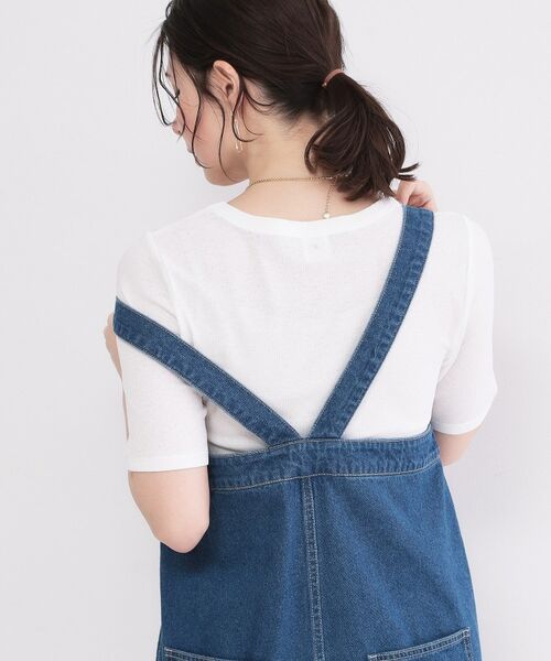OPAQUE.CLIP / オペーク ドット クリップ カットソー | シアーメランジリブカットソー【洗濯機OK】 | 詳細1