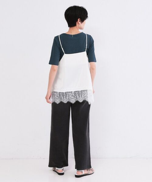 OPAQUE.CLIP / オペーク ドット クリップ カットソー | シアーメランジリブカットソー【洗濯機OK】 | 詳細11