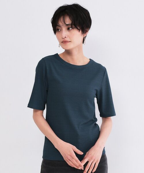 OPAQUE.CLIP / オペーク ドット クリップ カットソー | シアーメランジリブカットソー【洗濯機OK】 | 詳細13