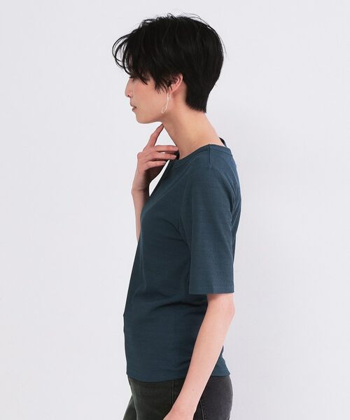 OPAQUE.CLIP / オペーク ドット クリップ カットソー | シアーメランジリブカットソー【洗濯機OK】 | 詳細14