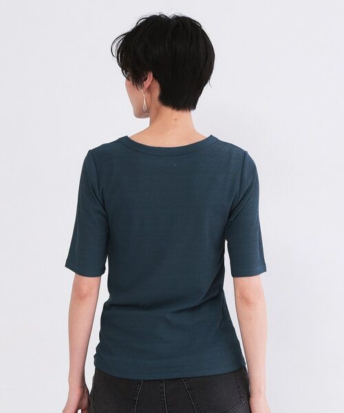 OPAQUE.CLIP / オペーク ドット クリップ カットソー | シアーメランジリブカットソー【洗濯機OK】 | 詳細15