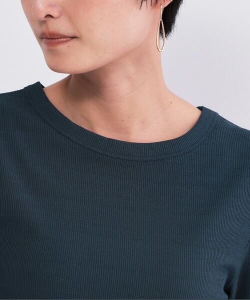 OPAQUE.CLIP / オペーク ドット クリップ カットソー | シアーメランジリブカットソー【洗濯機OK】 | 詳細16