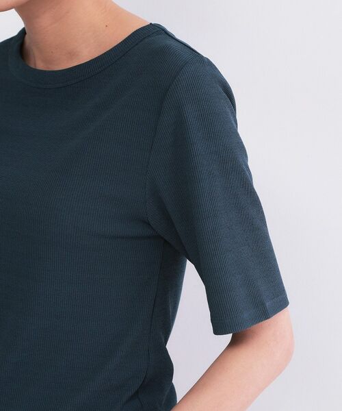 OPAQUE.CLIP / オペーク ドット クリップ カットソー | シアーメランジリブカットソー【洗濯機OK】 | 詳細17