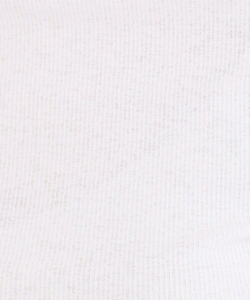 OPAQUE.CLIP / オペーク ドット クリップ カットソー | シアーメランジリブカットソー【洗濯機OK】 | 詳細4