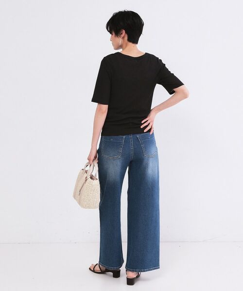 OPAQUE.CLIP / オペーク ドット クリップ カットソー | シアーメランジリブカットソー【洗濯機OK】 | 詳細7