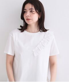 OPAQUE.CLIP / オペーク ドット クリップ カットソー | UV フリルショルダーカットソー【洗濯機OK／接触冷感】