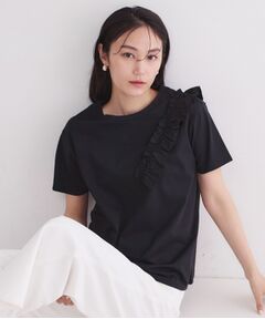 OPAQUE.CLIP / オペーク ドット クリップ カットソー | UV フリルショルダーカットソー【洗濯機OK／接触冷感】