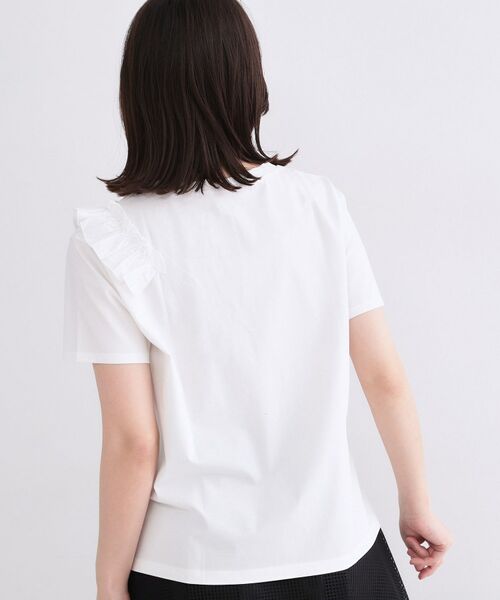 OPAQUE.CLIP / オペーク ドット クリップ カットソー | UV フリルショルダーカットソー【洗濯機OK／接触冷感】 | 詳細1