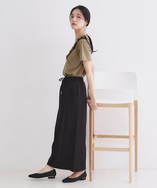 OPAQUE.CLIP / オペーク ドット クリップ カットソー | UV フリルショルダーカットソー【洗濯機OK／接触冷感】 | 詳細11