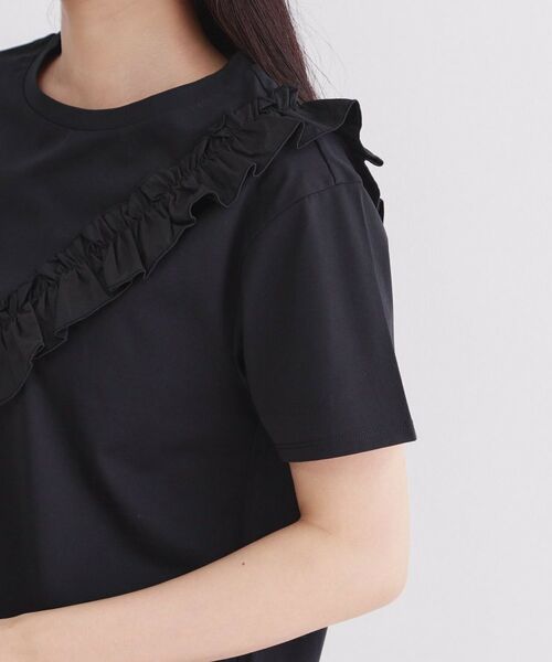 OPAQUE.CLIP / オペーク ドット クリップ カットソー | UV フリルショルダーカットソー【洗濯機OK／接触冷感】 | 詳細17
