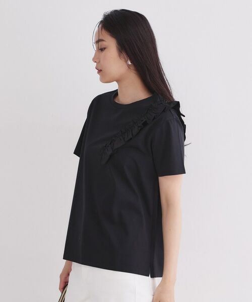 OPAQUE.CLIP / オペーク ドット クリップ カットソー | UV フリルショルダーカットソー【洗濯機OK／接触冷感】 | 詳細5