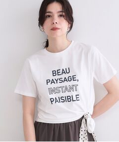 OPAQUE.CLIP / オペーク ドット クリップ Tシャツ | ロゴプリント刺繍アソートTシャツ【洗濯機OK】
