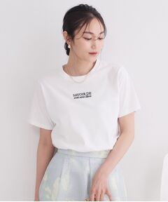 OPAQUE.CLIP / オペーク ドット クリップ Tシャツ | ロゴプリント刺繍アソートTシャツ【洗濯機OK】