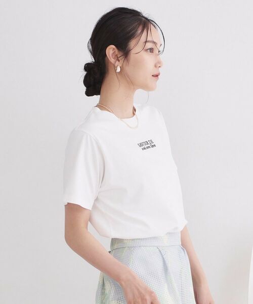 OPAQUE.CLIP / オペーク ドット クリップ Tシャツ | ロゴプリント刺繍アソートTシャツ【洗濯機OK】 | 詳細13