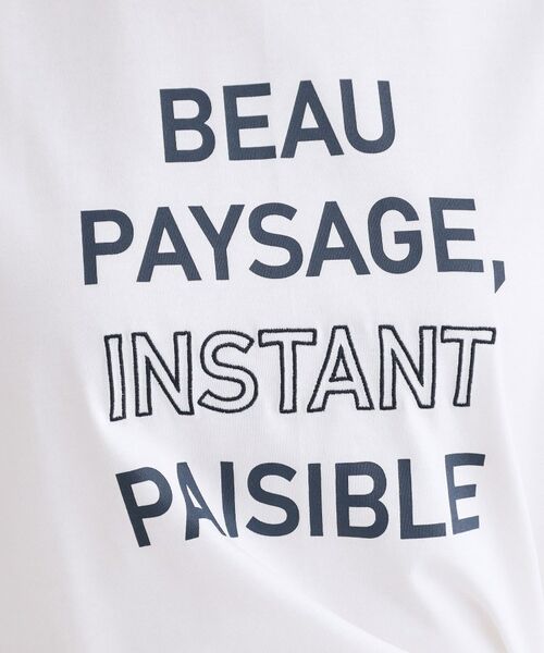 OPAQUE.CLIP / オペーク ドット クリップ Tシャツ | ロゴプリント刺繍アソートTシャツ【洗濯機OK】 | 詳細4