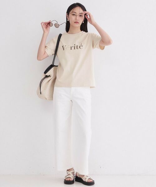 OPAQUE.CLIP / オペーク ドット クリップ Tシャツ | ロゴプリント刺繍アソートTシャツ【洗濯機OK】 | 詳細6