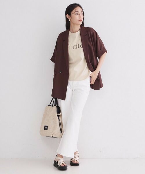 OPAQUE.CLIP / オペーク ドット クリップ Tシャツ | ロゴプリント刺繍アソートTシャツ【洗濯機OK】 | 詳細7