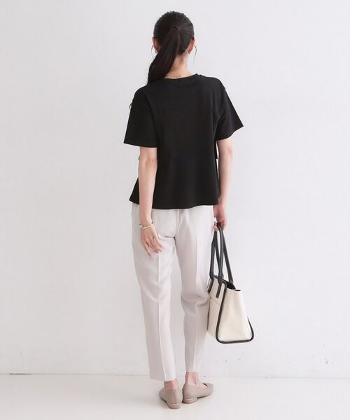 OPAQUE.CLIP / オペーク ドット クリップ カットソー | アシメフリルドッキングカットソー【洗濯機OK】 | 詳細11