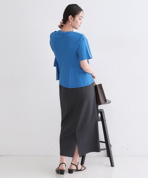 OPAQUE.CLIP / オペーク ドット クリップ カットソー | アシメフリルドッキングカットソー【洗濯機OK】 | 詳細15