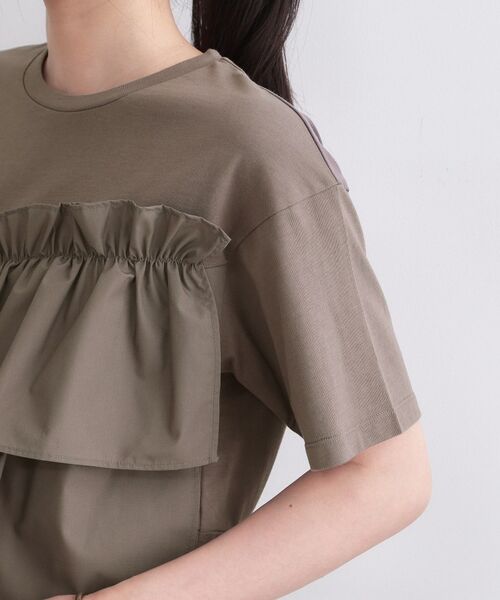 OPAQUE.CLIP / オペーク ドット クリップ カットソー | アシメフリルドッキングカットソー【洗濯機OK】 | 詳細21