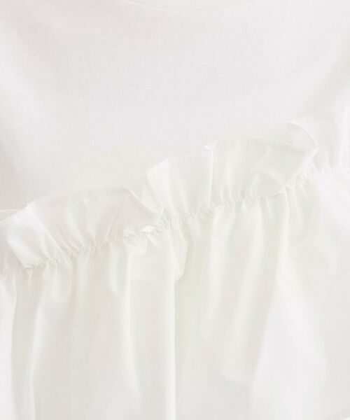 OPAQUE.CLIP / オペーク ドット クリップ カットソー | アシメフリルドッキングカットソー【洗濯機OK】 | 詳細4