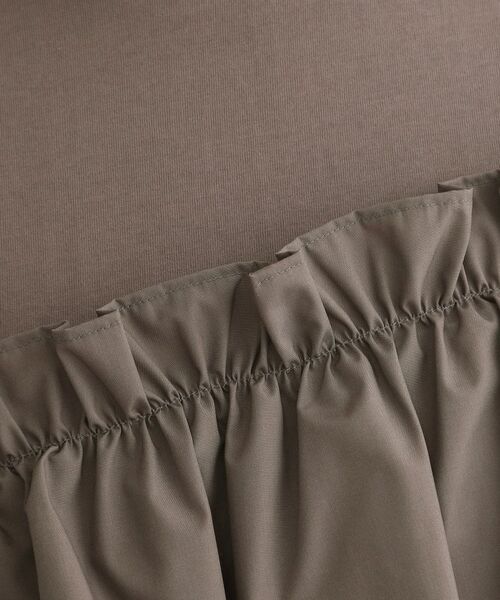 OPAQUE.CLIP / オペーク ドット クリップ カットソー | アシメフリルドッキングカットソー【洗濯機OK】 | 詳細8