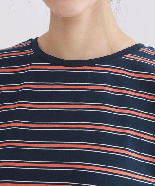 OPAQUE.CLIP / オペーク ドット クリップ カットソー | マルチボーダーアソート ノースリーブTシャツ【洗濯機OK】 | 詳細16