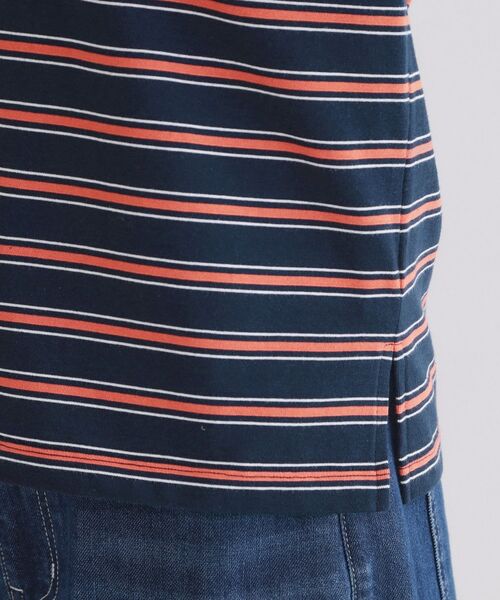 OPAQUE.CLIP / オペーク ドット クリップ カットソー | マルチボーダーアソート ノースリーブTシャツ【洗濯機OK】 | 詳細18