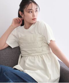 OPAQUE.CLIP / オペーク ドット クリップ カットソー | ビスチェドッキングカットソー【洗濯機OK】