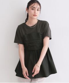 OPAQUE.CLIP / オペーク ドット クリップ カットソー | ビスチェドッキングカットソー【洗濯機OK】