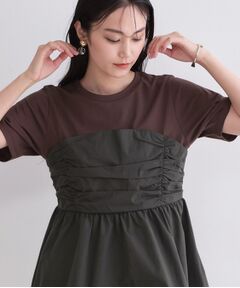 OPAQUE.CLIP / オペーク ドット クリップ カットソー | ビスチェドッキングカットソー【洗濯機OK】