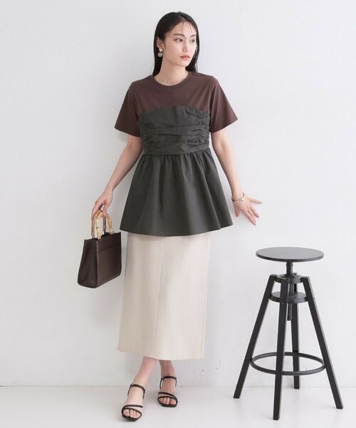 OPAQUE.CLIP / オペーク ドット クリップ カットソー | ビスチェドッキングカットソー【洗濯機OK】 | 詳細10