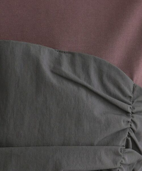 OPAQUE.CLIP / オペーク ドット クリップ カットソー | ビスチェドッキングカットソー【洗濯機OK】 | 詳細12