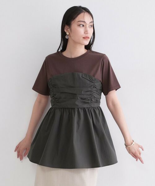 OPAQUE.CLIP / オペーク ドット クリップ カットソー | ビスチェドッキングカットソー【洗濯機OK】 | 詳細13