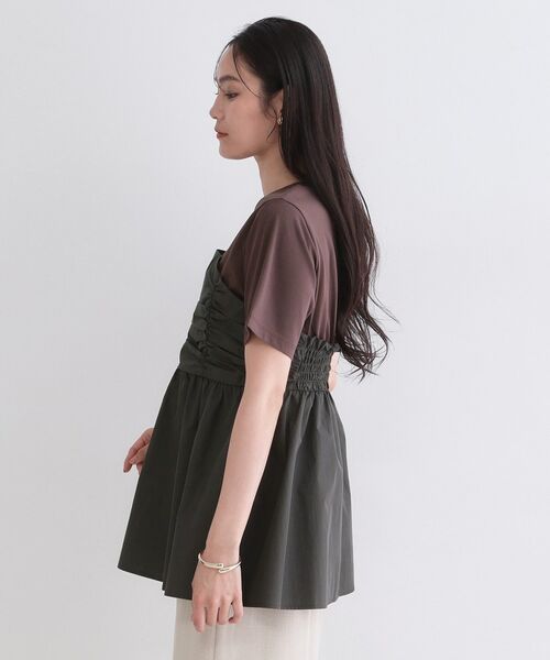 OPAQUE.CLIP / オペーク ドット クリップ カットソー | ビスチェドッキングカットソー【洗濯機OK】 | 詳細14